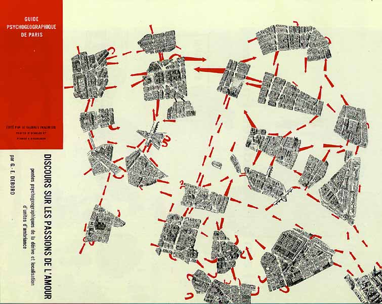 Guy Debord 1957: Psychogeographic guide of Paris